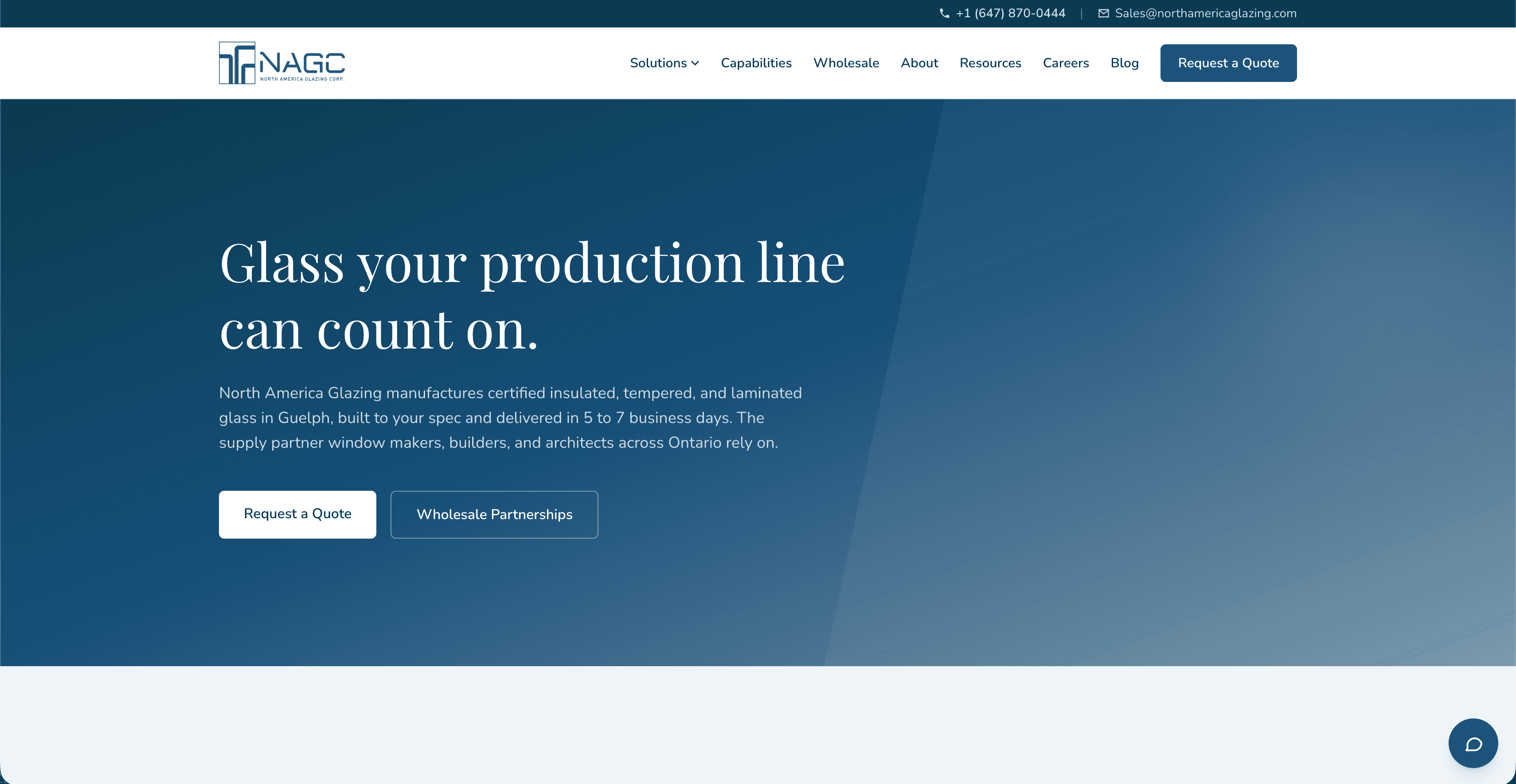 North America Glazing website